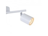 Arte Illumina Σποτ Μεταλλικό Δίφωτο Λευκό 2xGU10 Max 7W 300x80x155mm OLYMP (145-25227)