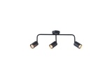 Arte Illumina Σποτ Μεταλλικό Τρίφωτο Μαύρο 3XGU10 Max 7W 500X90X230mm OLYMP (145-25224)