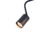 Arte Illumina Σποτ Μεταλλικό Τρίφωτο Μαύρο 3XGU10 Max 7W 500X90X230mm OLYMP (145-25224)