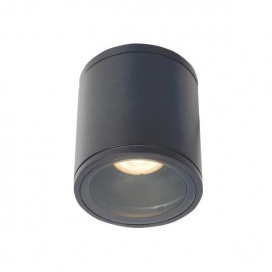 Arte Illumina Σποτ Εξωτερικά Αλουμινίου Γραφίτης GU10 D90xH100 (145-25033)