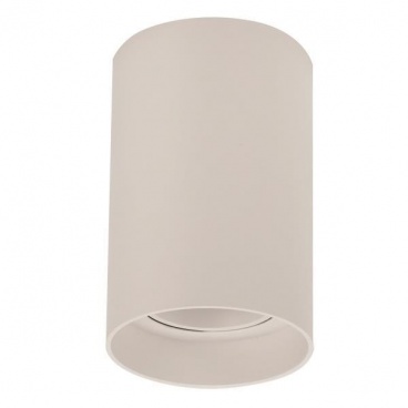 Arte Illumina Φωτιστικό Οροφής Κύλινδρος GU10 Φ80x125 Πλαστικό Λευκό (145-25023)