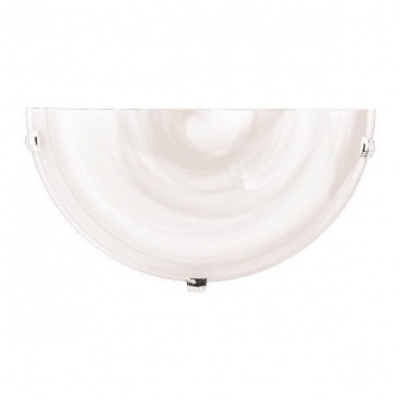 Arte Illumina Τοίχου Φ30 Ε27 Λευκό - Νίκελ ERIS (145-22410)