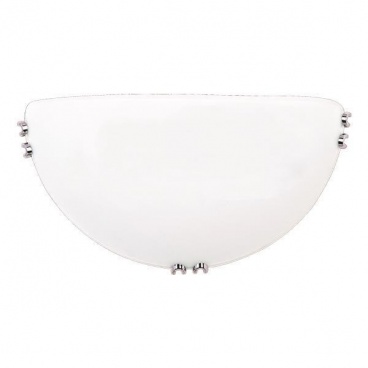 Arte Illumina Απλίκα Τοίχου Φ30 Ε27 Λευκό - Νίκελ PAROS (145-22403)