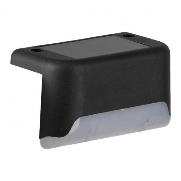 Arte Illumina Απλίκα Μαύρη Γωνιακή με Ηλιακό Panel 80x44x45mm 3000Κ (145-20815)