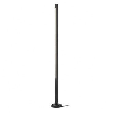 Arte Illumina Κολωνάκι Αλουμινίου 15W 25xH:600mm IP65 3000K Μαύρο (145-20653)