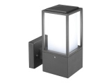Arte Illumina Απλίκα Τοίχου Τετράγωνη Ε27 230x100x160 IP44 Γκρι (145-20615)