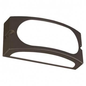 Arte Illumina Απλίκα Τοίχου LM05 Οβάλ E27 Max 10W LED 220x85x100 IP54 Μαύρη PRO (145-20237)