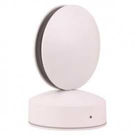 Arte Illumina Φωτιστικό Τοίχου Στρογγυλό LED 8W Φ110x120x165 3000K IP65 Λευκό PLUS (145-20227)