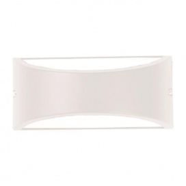 Arte Illumina Απλίκα Τοίχου Οβάλ E27 Max 10W LED 220x99x100 IP54 Λευκή PRO (145-20213)