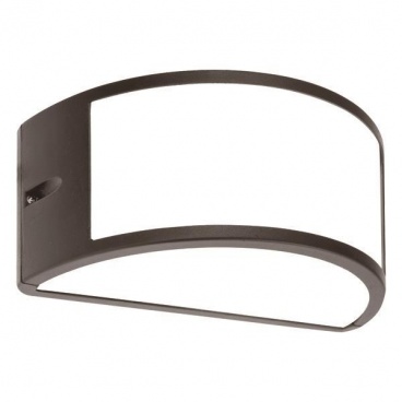 Arte Illumina Απλίκα Τοίχου Οβάλ E27 Max 10W LED 220x121x108 IP54 Μαύρη PRO (145-20211)