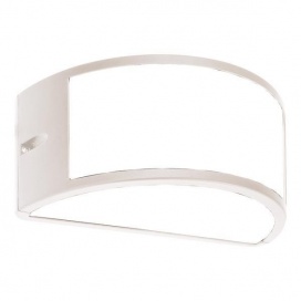 Arte Illumina Απλίκα Τοίχου Οβάλ E27 Max 10W LED 220x121x108 IP54 Λευκή PRO (145-20210)