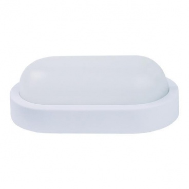 Arte Illumina Φωτιστικό Τοίχου Οβάλ LED 8W 160x90x51 6500K IP54 Λευκό PLUS (145-20038)