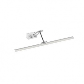 Arte Illumina Φωτιστικό Μπάνιου 14W 3CCT 600mm (βάση 80x40mm) IP44 Νίκελ LANO (144-80563)