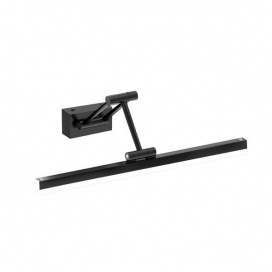 Arte Illumina Φωτιστικό Μπάνιου Αλουμινίου 14W 3CCT 400mm(βάση 80x40mm) IP44 Μαύρο LANO (144-80562)