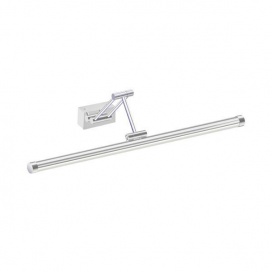 Arte Illumina Φωτιστικό Μπάνιου Αλουμινίου 14W 3CCT 600mm (βάση 80x40mm) IP44 Νίκελ LANO (144-80561)