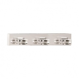 Arte Illumina Απλίκα Μπάνιου 3x3W IP44 Νίκελ FRESH (144-80551)