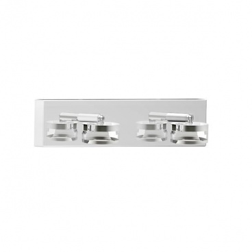 Arte Illumina Απλίκα Μπάνιου 2x3W IP44 Νίκελ FRESH (144-80550)