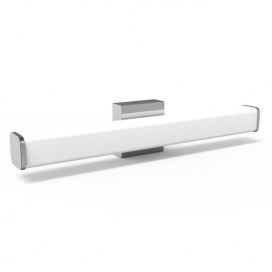 Arte Illumina Απλίκα Μπάνιου Τετράγωνη 15W 3CCT 600mm IP44 Νίκελ PALM (144-80543)