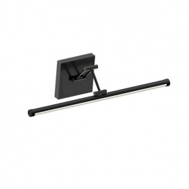 Arte Illumina Φωτιστικό Μπάνιου Αλουμινίου 14W 3CCT 600mm IP44 Μαύρο AURA (144-80520)