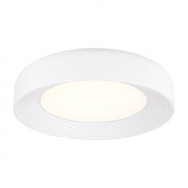 Arte Illumina Πλαφονιέρα Μεταλλική 3000K 2262Lm 500x500x100mm Λευκή UPON (144-51046)