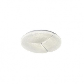 Arte Illumina Πλαφονιέρα Πλαστική LED 60W 5700Lm 3CCT 3000-4000-6500K Φ480x75mm Λευκό TRIANO (144-51038)