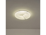 Arte Illumina Πλαφονιέρα Πλαστική LED 60W 5700Lm 3CCT 3000-4000-6500K Φ480x75mm Λευκό TRIANO (144-51038)