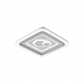 Arte Illumina Πλαφονιέρα LED 60W 5220Lm Φ50 3CCT 3000-4000-6500K 490x50mm Λευκό MOTIVO (144-51036)