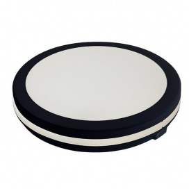 Arte Illumina Πλαφονιέρα LED 40W 3600Lm Φ40 3CCT 3000-4000-6500K Μαύρο OBEN (144-51030)