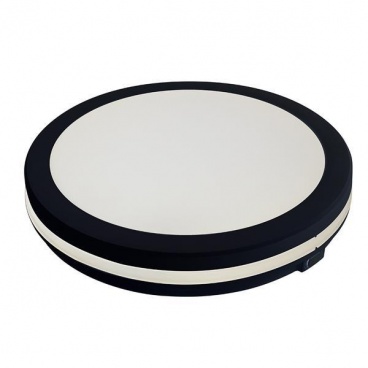 Arte Illumina Πλαφονιέρα LED 40W 3600Lm Φ40 3CCT 3000-4000-6500K Μαύρο OBEN (144-51030)