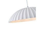 Arte Illumina Φωτιστικό Κρεμαστό Γύψινο Λευκό 1x E27 Max 15W 500x500x130mm CALCO (144-50028)