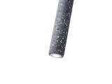 Arte Illumina Φωτιστικό Κρεμαστό Γύψινο Μαύρο GU10 Max 3W 45x45x300mm SALPICO (144-50020)