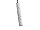 Arte Illumina Φωτιστικό Κρεμαστό Γύψινο Λευκό GU10 Max 3W 45x45x300mm SALPICO (144-50018)