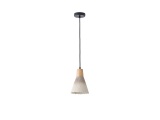 Arte Illumina Φωτιστικό Κρεμαστό Γύψινο Χακί 1x E27 Max 15W 160x160x220mm GESSO (144-50016)
