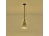 Arte Illumina Φωτιστικό Κρεμαστό Γύψινο Χακί 1x E27 Max 15W 160x160x220mm GESSO (144-50016)