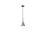 Arte Illumina Φωτιστικό Κρεμαστό Γύψινο Γκρι 1x E27 Max 15W 150x150x250mm YESO (144-50012)