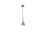 Arte Illumina Φωτιστικό Κρεμαστό Γύψινο Γκρι 1x E27 Max 15W 150x150x250mm YESO (144-50012)