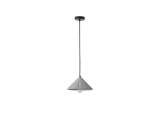 Arte Illumina Φωτιστικό Κρεμαστό Γύψινο Γκρι 1x E27 Max 15W 250x250x1240mm PLATRE (144-50011)