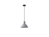 Arte Illumina Φωτιστικό Κρεμαστό Γύψινο Γκρι 1x E27 Max 15W 240x240x200mm YESO (144-50009)