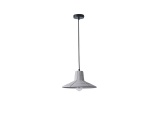 Arte Illumina Φωτιστικό Κρεμαστό Γύψινο Γκρι 1x E27 Max 15W 320x320x160mm PLASTER SERIES (144-50008)