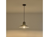 Arte Illumina Φωτιστικό Κρεμαστό Γύψινο Γκρι 1x E27 Max 15W 320x320x160mm PLASTER SERIES (144-50008)
