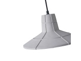 Arte Illumina Φωτιστικό Κρεμαστό Γύψινο Γκρι 1x E27 Max 15W 320x320x160mm PLASTER SERIES (144-50008)