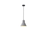 Arte Illumina Φωτιστικό Κρεμαστό Γύψινο Γκρι 1x E27 Max 15W 200x200x210mm PLASTER SERIES (144-50007)