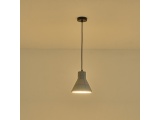 Arte Illumina Φωτιστικό Κρεμαστό Γύψινο Γκρι 1x E27 Max 15W 200x200x210mm PLASTER SERIES (144-50007)