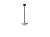 Arte Illumina Φωτιστικό Κρεμαστό Γύψινο Γκρι 1x E27 Max 15W 210x210x75mm YESO (144-50005)