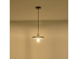 Arte Illumina Φωτιστικό Κρεμαστό Γύψινο Γκρι 1x E27 Max 15W 210x210x75mm YESO (144-50005)