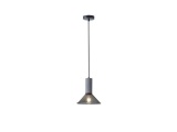Arte Illumina Φωτιστικό Κρεμαστό Γύψινο Μαύρο 1x E27 Max 40W 120x120x260mm SCOURO (144-50004)