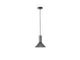 Arte Illumina Φωτιστικό Κρεμαστό Γύψινο Μαύρο 1x E27 Max 40W 120x120x260mm SCOURO (144-50004)