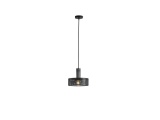 Arte Illumina Φωτιστικό Κρεμαστό Γύψινο Μαύρο 1x E27 Max 40W 255x255x200mm SCOURO (144-50002)