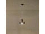 Arte Illumina Φωτιστικό Κρεμαστό Γύψινο Μαύρο 1x E27 Max 40W 255x255x200mm SCOURO (144-50002)