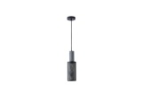 Arte Illumina Φωτιστικό Κρεμαστό Γύψινο Μαύρο 1x E27 Max 40W 100x100x340mm SCOURO (144-50000)